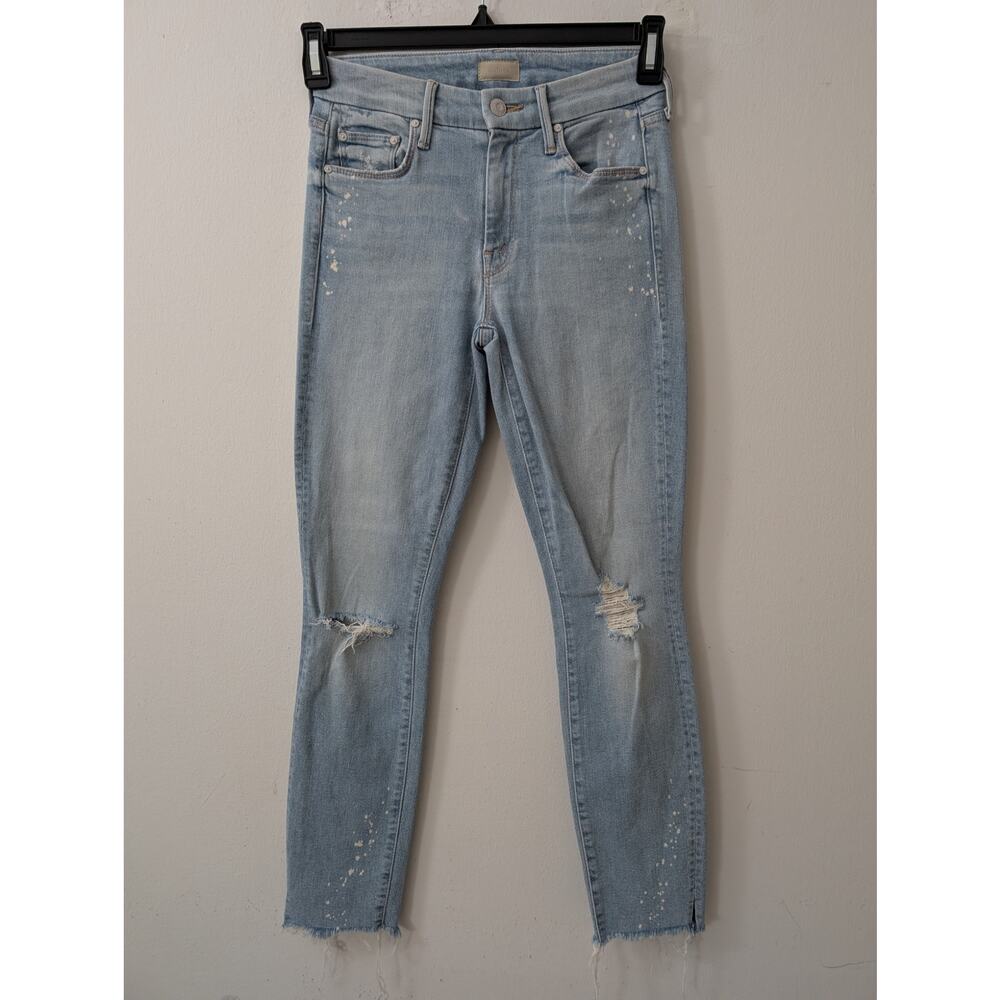 MOTHER The Looker Sacred Slit Ankle Skinny Jeans - Nice Shot - Picture 5 of 16